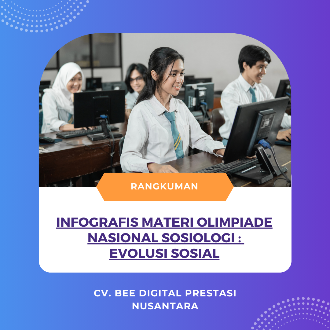 INFOGRAFIS MATERI OLIMPIADE NASIONAL SOSIOLOGI : EVOLUSI SOSIAL