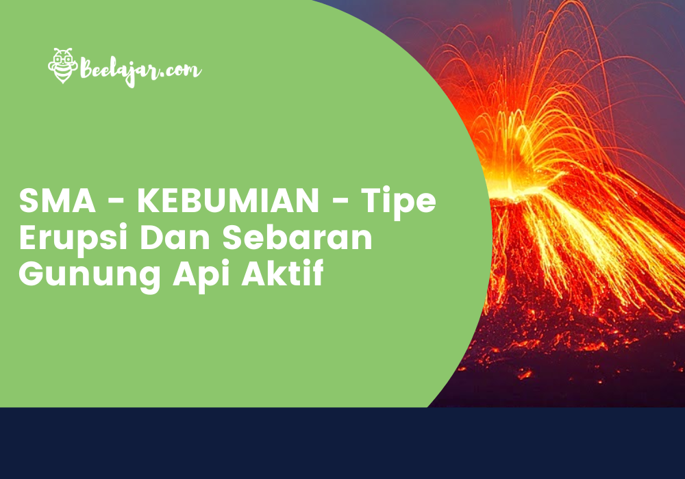 SMA - KEBUMIAN - Tipe Erupsi Dan Sebaran Gunung Api Aktif