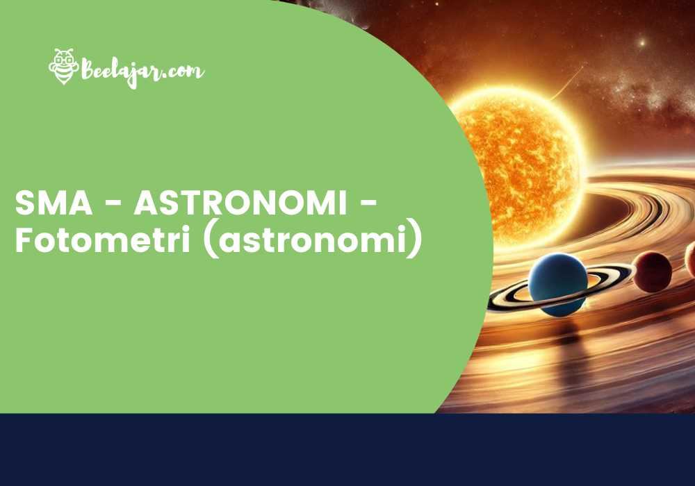 SMA - ASTRONOMI - Fotometri (astronomi)